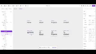 🔥 Create a Smooth Hover Menu Effect in @Framer  – No Code Needed!