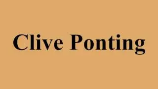 Clive Ponting
