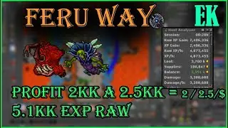 Donde sacar profit con knight Lvl 700 a 1000 Tibia!! Feru Way 2kk a 2.5kk ! = 2.5$ ESP/ING