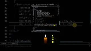 How to Create a Glowing Candle Animation with HTML & CSS