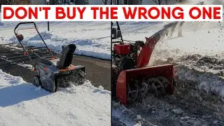 Best Snow Blower for Homeowners? Single vs Two Stage + Gas vs Battery