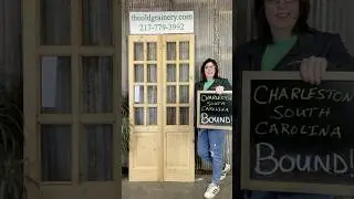 We Ship French Doors!  TheOldGrainery.com #slidingdoor #slidingdoors #frenchdoor #frenchdoors