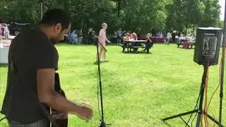 Acoustic rock gig at Jubilee Park Leyton London