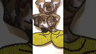 Matchstick art Amazing Mickey Mouse sale 2000$