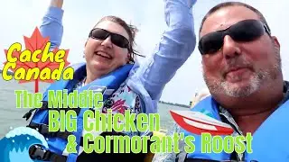 #geocaching - The Middle, Big Chicken and Cormorant's Roost