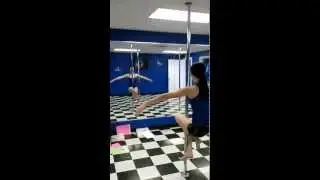 LR @ Star Pole Fitness - 1st ever Buddha/Remi Sit