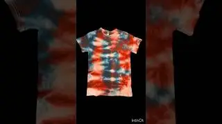 Red & Blue Ice Dye T-shirts 🇺🇸 #dyeddesigns812 #tiedye #dharmatradingco #dharmatradingcompany