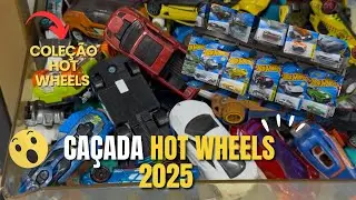 Ca&ccedil;ada hot Wheels 2025 - muita miniatura top nessa loja 