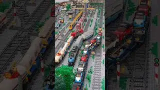 Lego City 60336 is the train star in Railyard #lego #legotrain #legocity #legorailyard #modeltrains