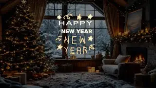 Short Christmas Happy New Year Ambience Sound Lofi | Soft Jazz