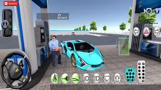 3D DRIVING CLASS SIMULATOR - GAS STATION FUNNY DRIVING - CAR GAMES 3D ANDROID GAMEPLAY
