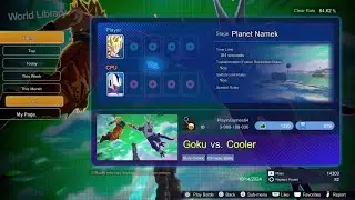 DRAGON BALL: Sparking! ZERO Custom Battle, World Library, Goku vs. Cooler