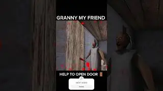 GRANNY HELP TO WITHOUT HAMMER OPEN DOOR #shorts