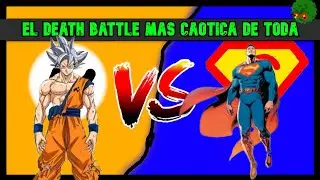 El combate más icónico (gokú versus Superman otra vez ) xd