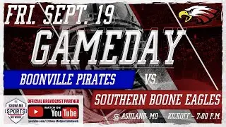 FB: Southern Boone County Eagles vs. Boonville Pirates: 09/19/25: Broadcast #0876