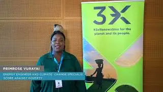 Primrose Vurayai, IRENA Youth Ambassador, supports tripling renewable power capacity by 2030