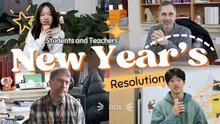 Teachers and Students' New Year's Resolutions