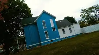 The Half White/Half Turquoise House is Now Less White/More Turquoise, at the Corner of Saratoga and