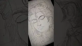 &ldquo;Lord Shiva Drawing | Easy Mahadev Pencil Sketch Tutorial | Om Namah Shivay Art&rdquo;#art
