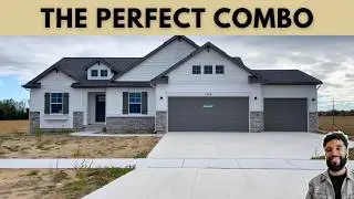 INCREDIBLE New Construction Home Tour Near Grand Rapids Michigan | 3 Bedroom Lake Home Under $500K