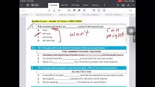حل اختبارات رسمية سابقة مع الtricks المهمة لضمان علامة كاملة لغة انجليزية منهج قطرى 2026