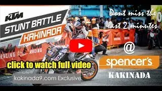KTM Stunt Battle at Kakinada