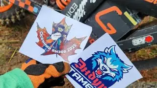 kugoo wish 01 СЕРЕБРО на детской эндуро гонке Осенний вызов.