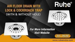 Air Floor Drain with Lock & Cockroach Trap Unboxing | लॉक और कॉकरोच ट्रैप एयर फ्लोर ड्रेन | 2024