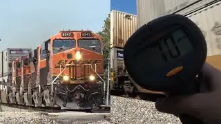 (4K) Wild Action on The BNSF Chillicothe sub in Mazon, Illinois