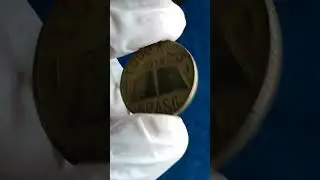 Moeda antiga e cobi&ccedil;ada! 1000 r&eacute;is 1938, a famosa moeda da b&iacute;blia do padre Anchieta. #shorts
