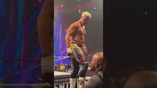 Cody Rhodes Jacob Fatu crowd goes WILD at SNME #wwe #shorts