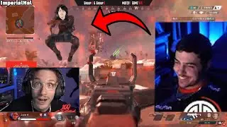 TSM ImperialHal & NiceWigg reacts to YukaF FLEXING in ALGS Pro League!