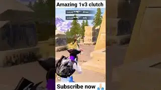 😲Amazing 1v3 clutch wipes🔥wait for end😇#short#shorts #shortvideo #youtubeshorts #bgmigameplay#viral