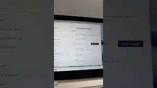Как изменить язык в Windows 11 💻#shorts