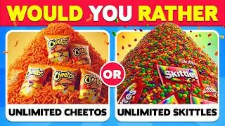 Would You Rather...? Savory Vs Sweet Food Edition 🍟🍧 Quiz Blitz