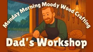 Monday Morning Moody Wood Crafting | Carving & Chat with Calvin | Dad's Workshop Live
