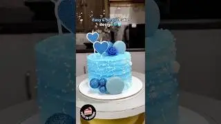 Let&rsquo;s craft a stunning blue masterpiece together. 💙✨ #cake #shorts #satisfying #asmr