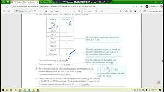IGCSE Pure Maths Chapter 19, Working with Data Topic 19.1 Case 2 Part A