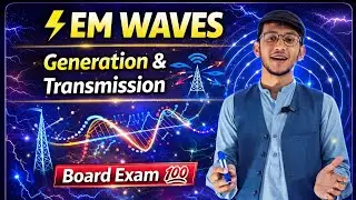 transmission and generation of Electromagnetic waves|| complete explaination Examples notes concept
