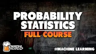 Probability and Statistics Full Course in Hindi - Machine Learning by Digital Daru🍺