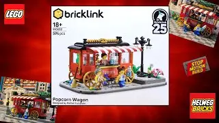 LEGO: BrickLink &ndash; 910052 The Popcorn Wagon | Stop Motion Build