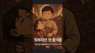 잊혀져선 안 될 이름들 &ndash; 1923년 관동대지진과 조선인의 비극.#관동대지진#관토대지진#조선인#역사쇼츠#한국사쇼츠