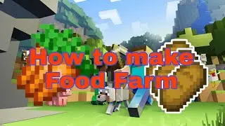How to make Food Farm in Minecraft #minecraft #gaming