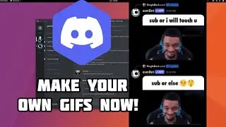 THIS IS HOW TO MAKE YOUR OWN GIFS IN DISCORD . #discord #gifs