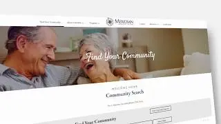 Meridian Senior Living Launches New Website