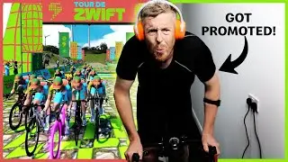 Can I SURVIVE a Tour De Zwift RACE?