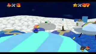 Super Mario 64 - Star Road - walkthrough Hidden Star 1