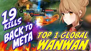Meta Build Wanwan 2020 | 19 KILLS | Best Build Wanwan | Top 1 Global Wanwan - MLBB