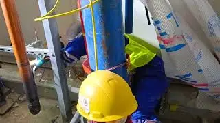 Copper Pipe brazing, HVAC Work, contractions work ongoing #shivendra290 