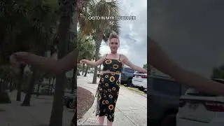 OOTD in Myrtle beach sc #OOTD #summeroutfit #myrtlebeach #sunflowers #sundress #modelbehavior